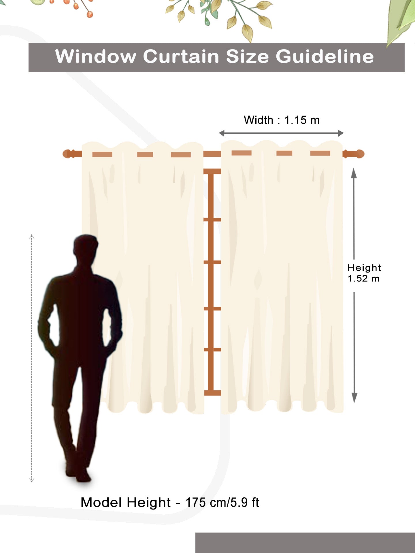 Athom Living Window Drapes Set of 2 from Dream Collection, featuring Brown Hill Pattern, creates a vibrant and cozy ambiance while maintaining privacy.