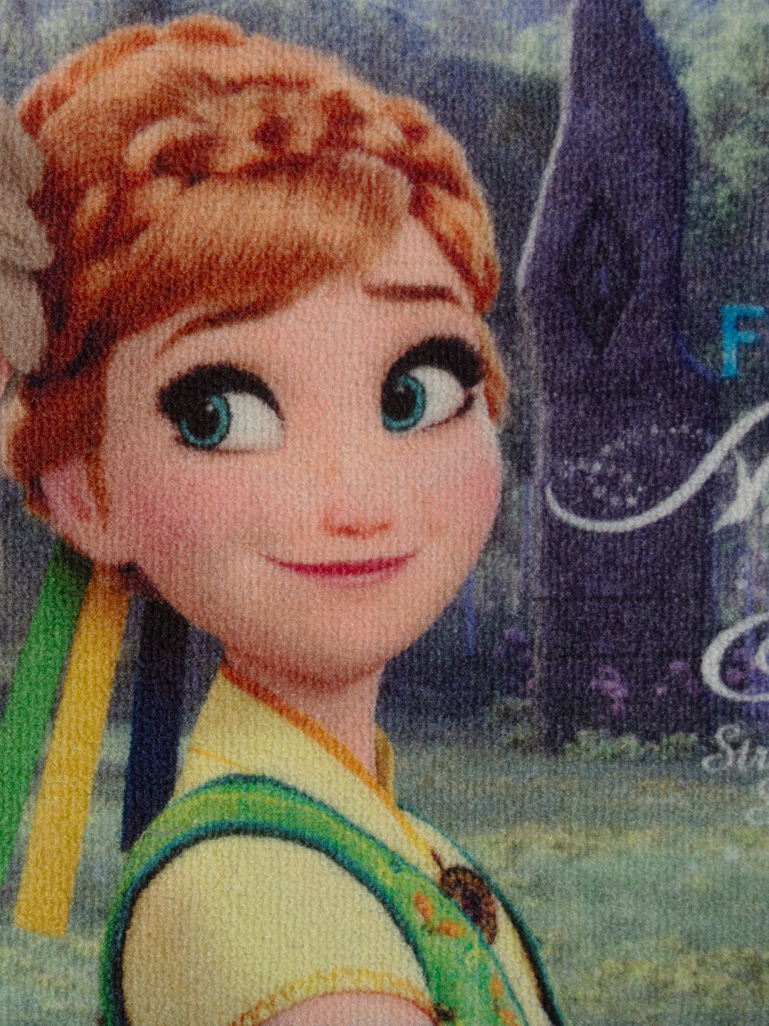 Kids Frozen Spirit of Adventure doormat by Athom Living, multicolor premium nylon, featuring Elsa & Anna, anti-skid latex backing, 37x57 cm pack of 2.