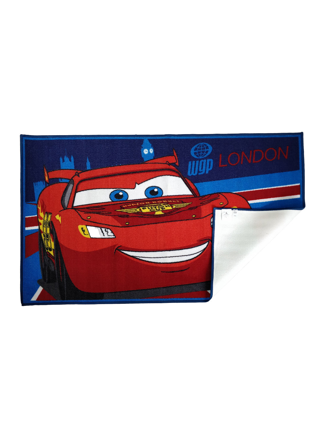 a red piece of luggage sitting on top of a table
