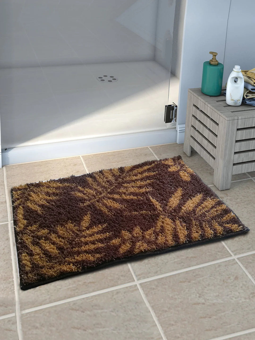 Athom Living Micro Designer Soft Anti Slip Bath Mat
