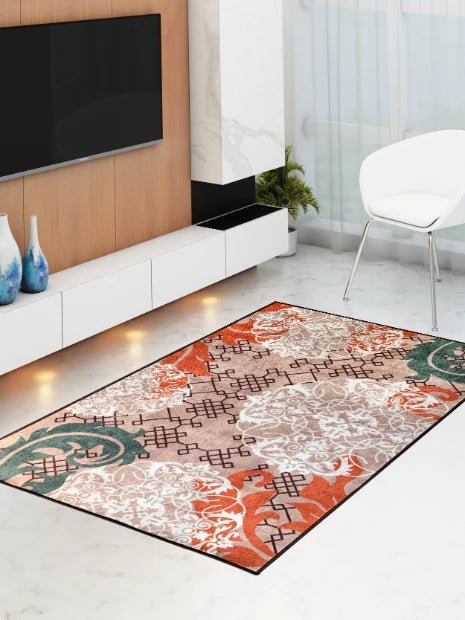 Athom Living Aristrocrat Premium Anti Slip Printed Carpet - Athom Living