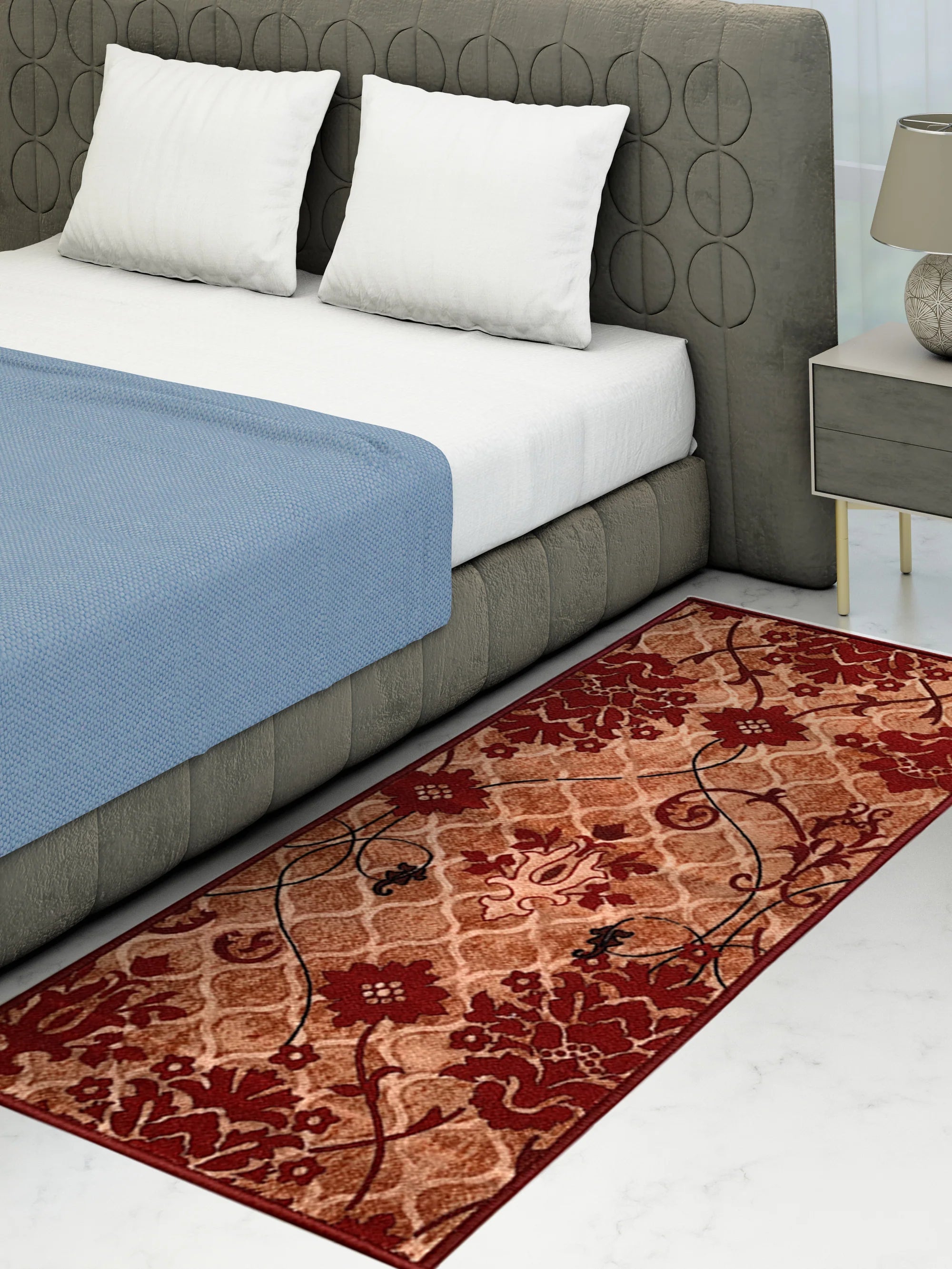 Athom Living Elegance Premium Anti Slip Printed Runner Carpet - Athom Living