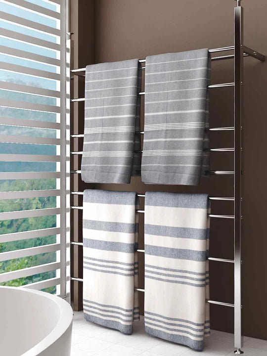 Athom Living Xtra Large Premium Cotton Bath Towel 90x180cm Pack of 4 - Athom Living