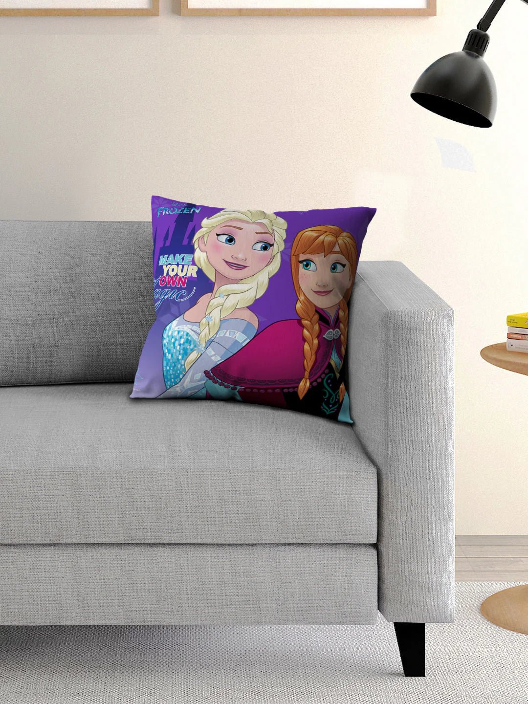 Disney Frozen Filled Cushion 16x16 /40x40cm - Athom Living