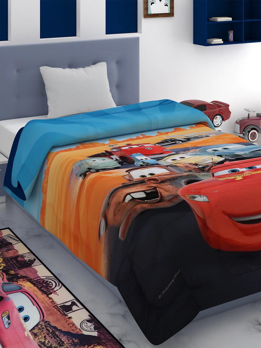 Disney Piston Cups Cars Kids Comforter 380 GSM - Athom Living