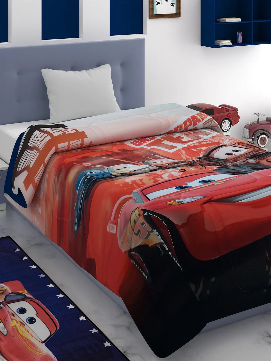Disney Unstoppable Team Cars Kids Comforter 380 GSM - Athom Living