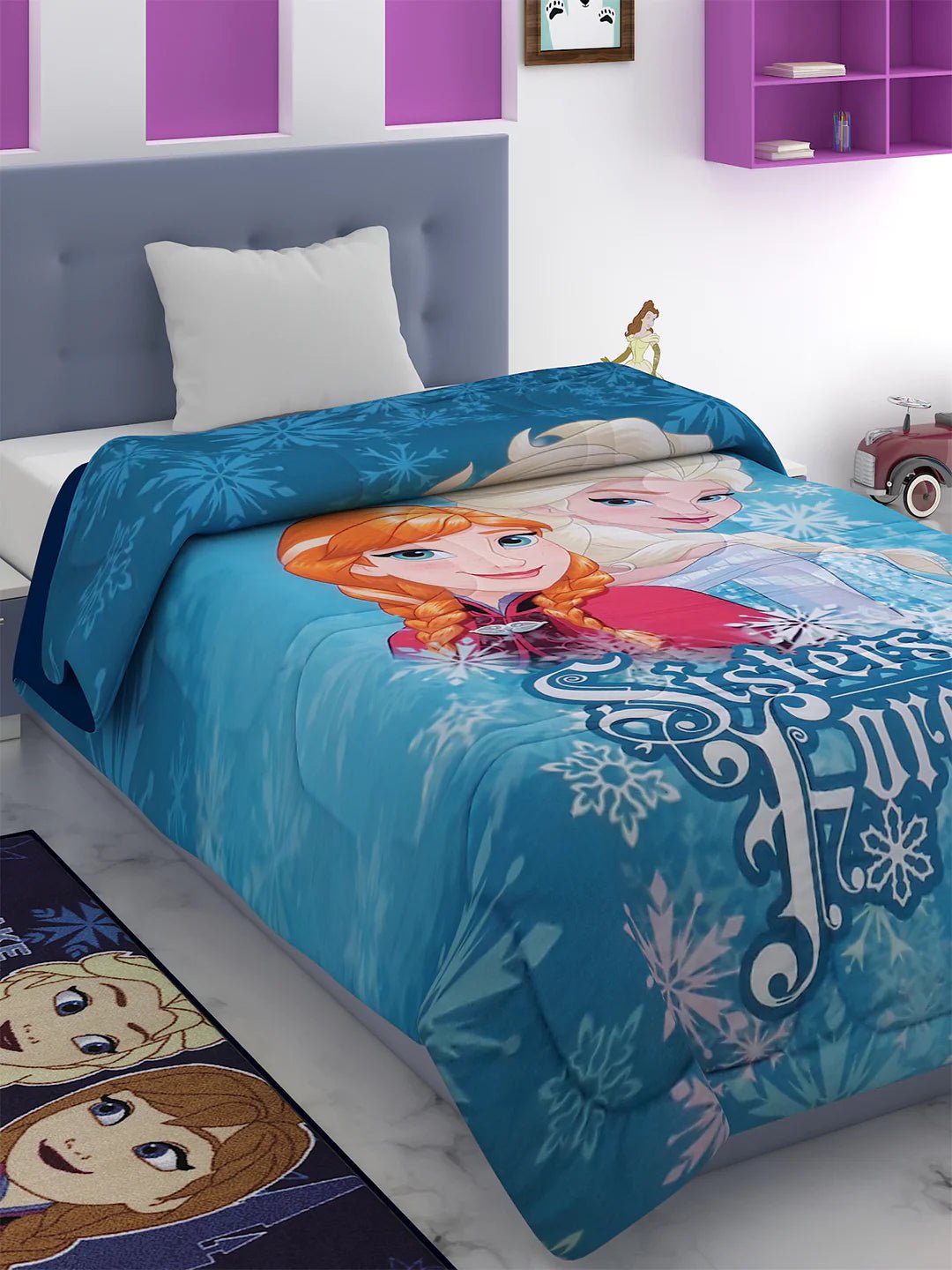 Embrace the Enchantment with the Disney Frozen Sisters Forever Kids Comforter - Athom Living