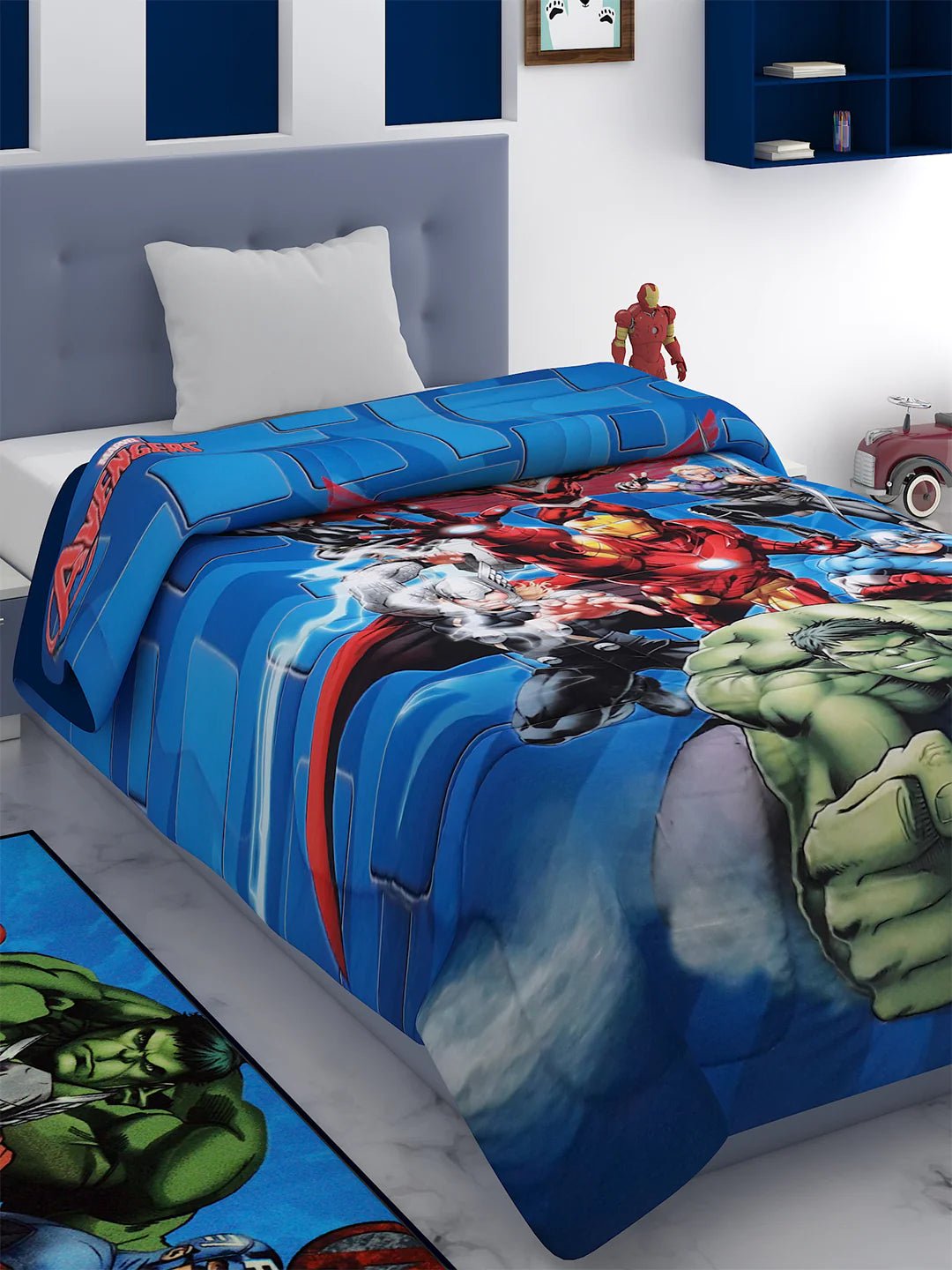 Marvel Avengers, The Hulk Kids Comforter 380 GSM - Athom Living