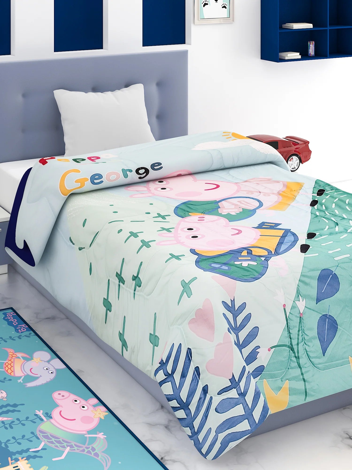 Peppa Pig George Kids Comforter 380 GSM - Athom Living