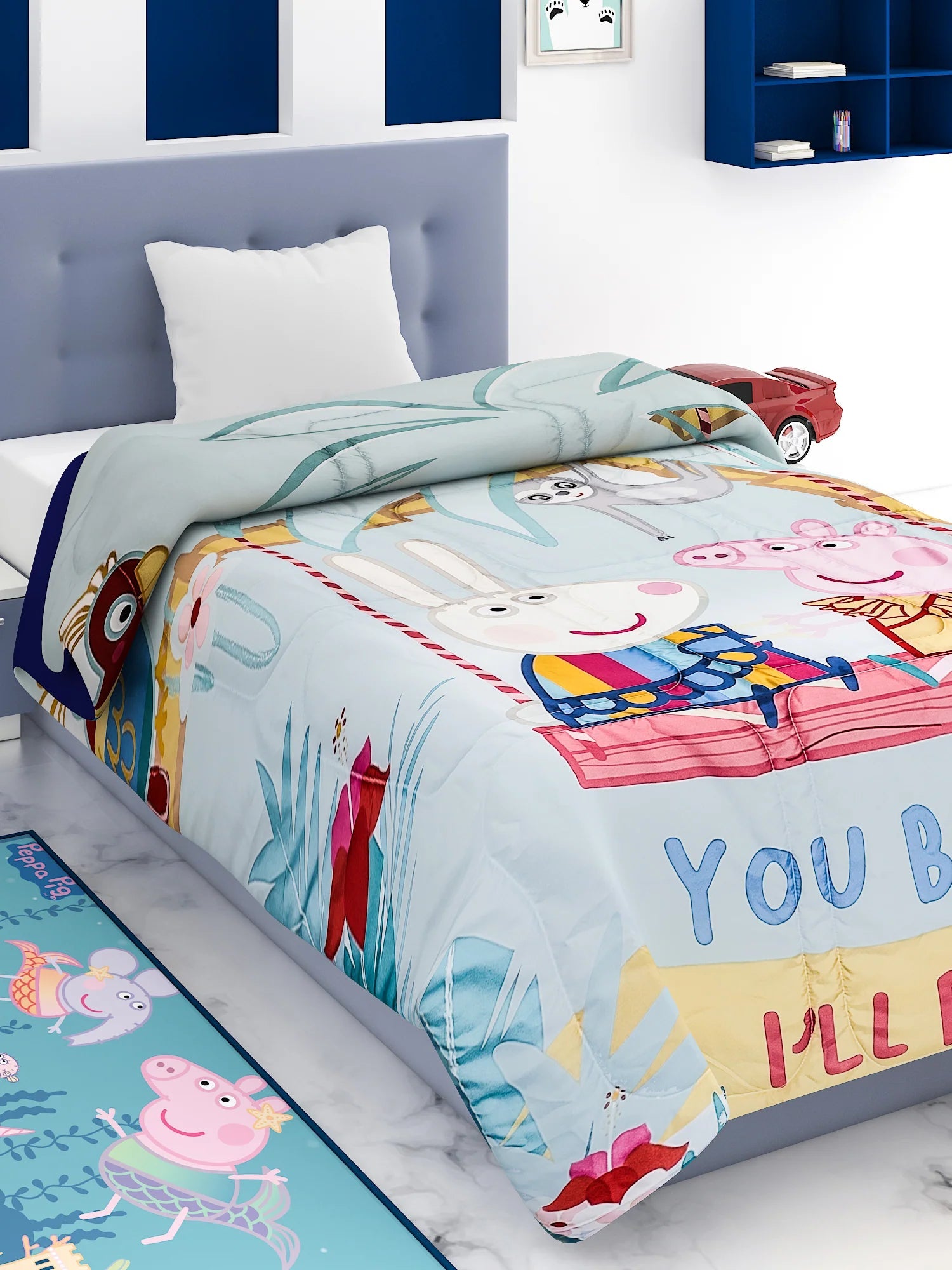 Peppa Pig You Be You I'll Be Me Kids Comforter 380 GSM - Athom Living
