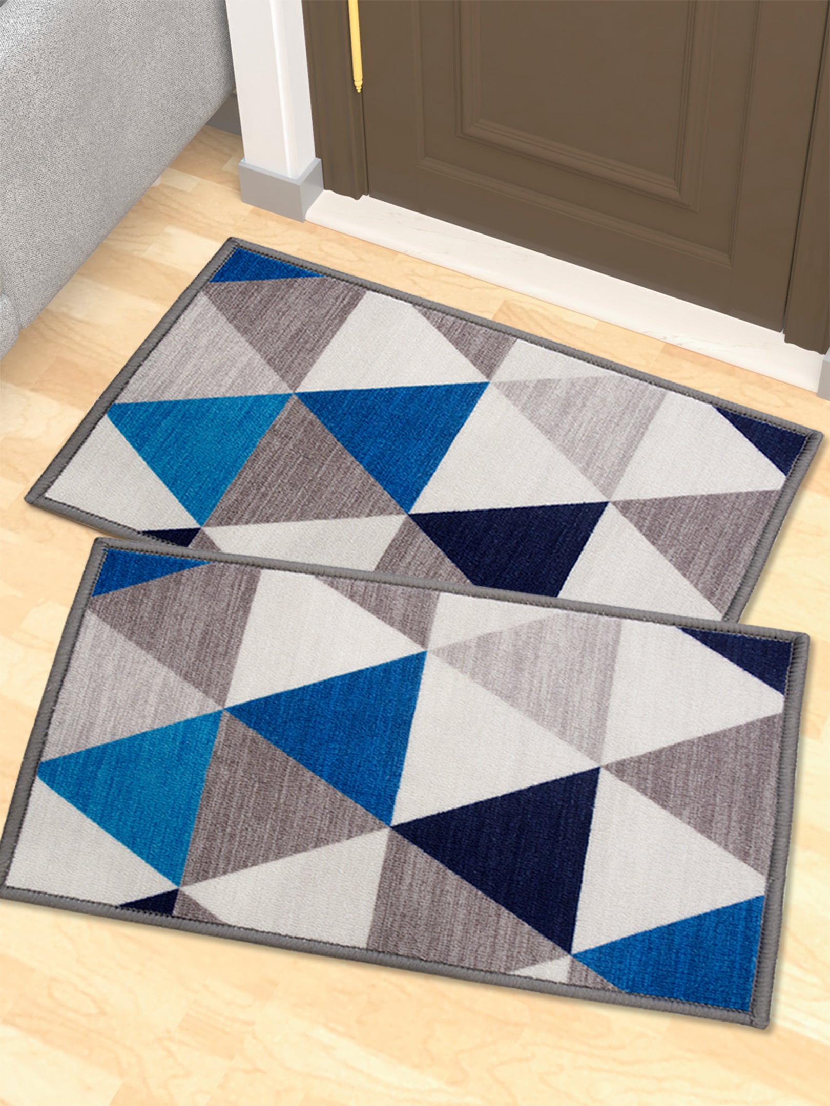 Blue Color Doormats
