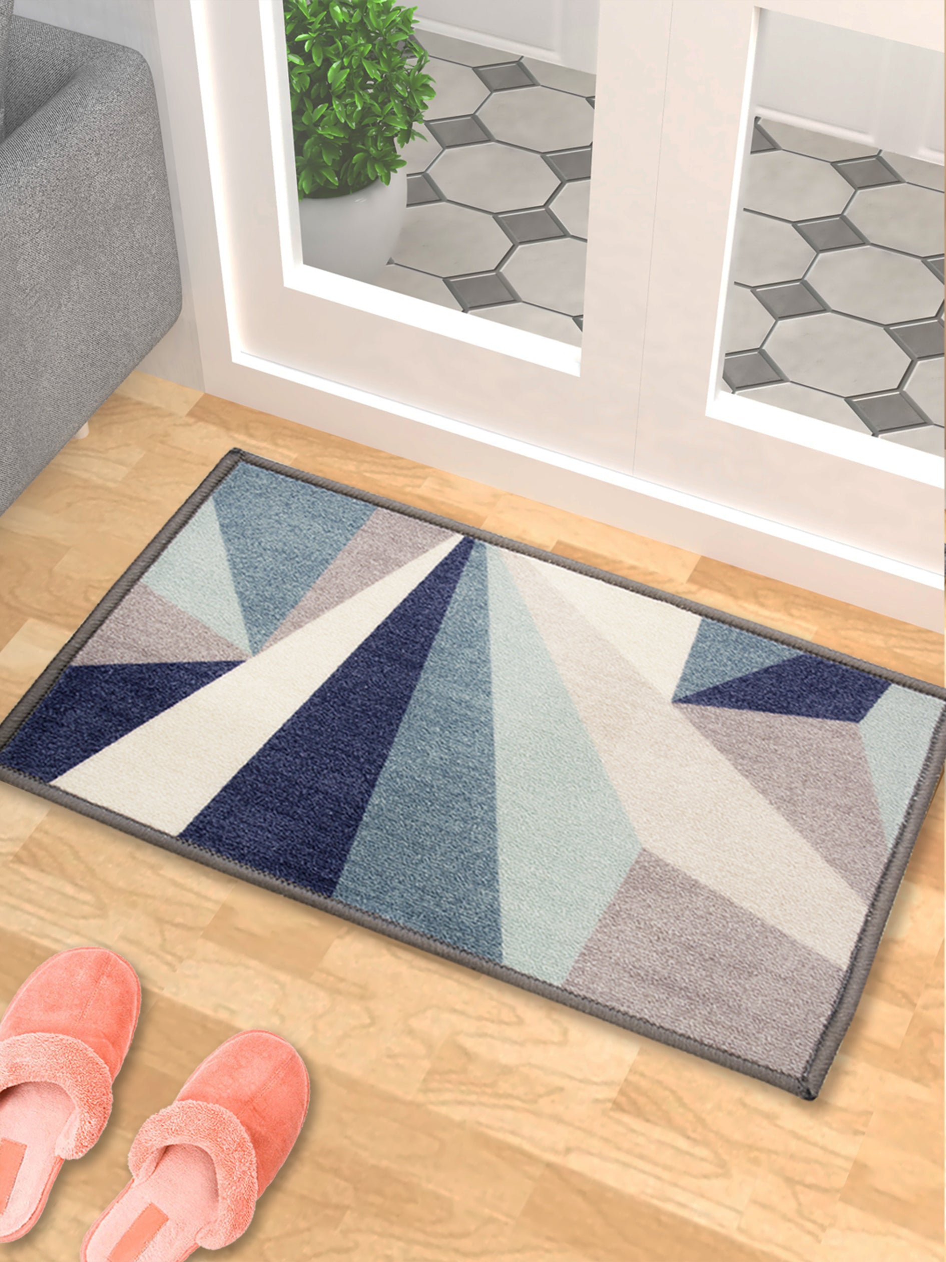 Blue Color Doormats