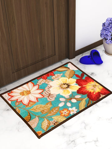 Athom Living Floral Love Premium Anti Slip Printed Door Mat 37x57 cm Pack of 3