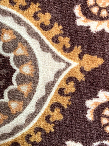 Athom Living Persian Brown Premium Anti Slip Printed Door Mat 37x57 cm Pack of 2