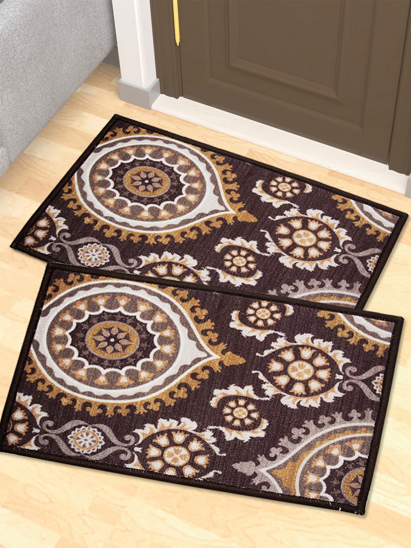 Persian Brown Color Doormats