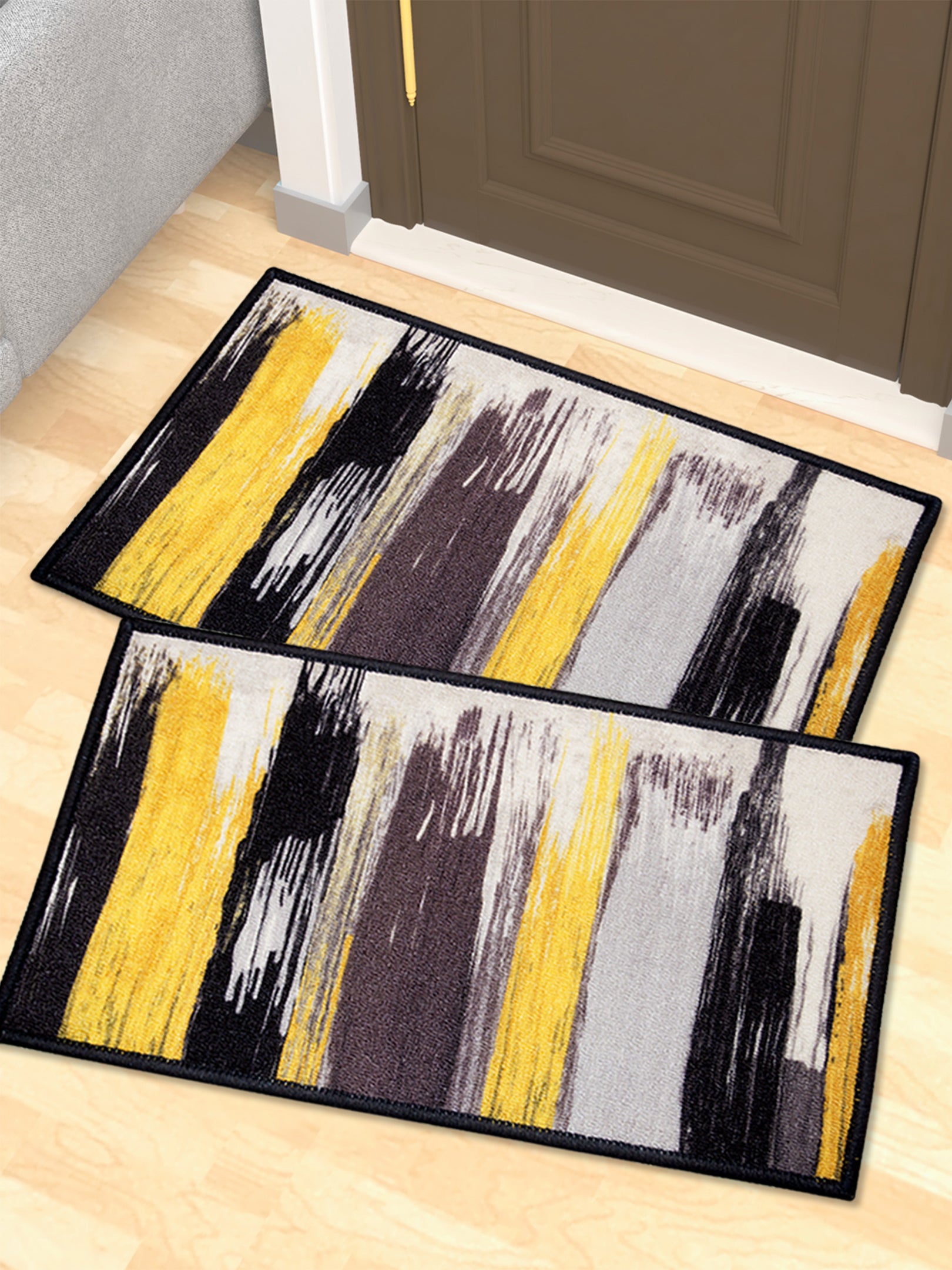 Canvas Yellow Color Doormats
