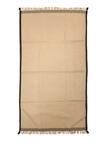 Athom Living Eco Saviour Premium Cotton Bath Towel/Gamcha Waffle Beige (Pack of 6)