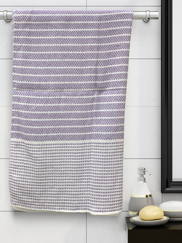 Athom Living Eco Saviour Premium Cotton Bath Towel/Gamcha Amor Violet (Pack of 6)
