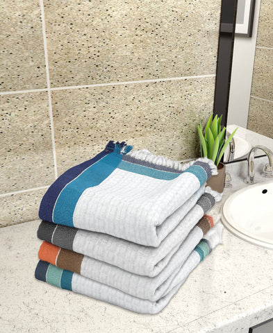Athom Living Light weight Premium Cotton Bath Towel 75x150 cm Pack of 4