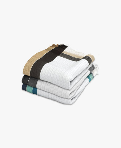 Athom Living Light weight Premium Cotton Bath Towel 75x150 cm Pack of 3