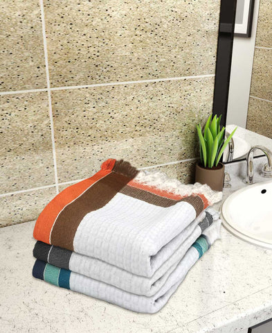 Athom Living Light weight Premium Cotton Bath Towel 75x150 cm Pack of 3