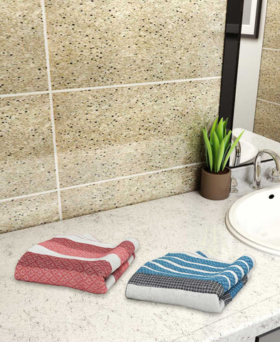 Athom Living Light weight Premium Cotton Bath Towel 75x150 cm Pack of 2