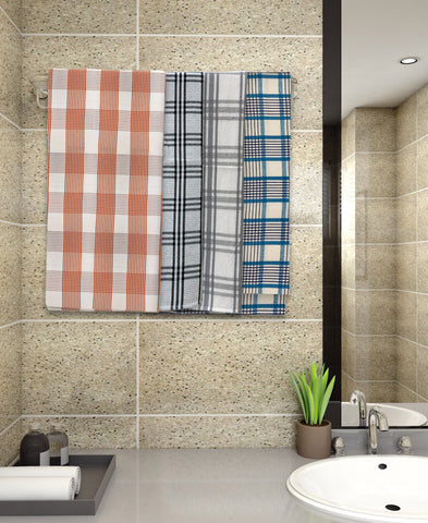 Athom Living Light weight Premium Cotton Bath Towel 75x150 cm Pack of 4