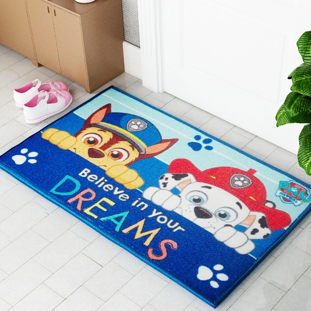 Add fun and positivity to your kid’s space with this Paw Patrol Anti-Skid Kids Door Mat by Athom Living. The “Believe in your dreams” design makes this door mat both decorative and functional for daily use.