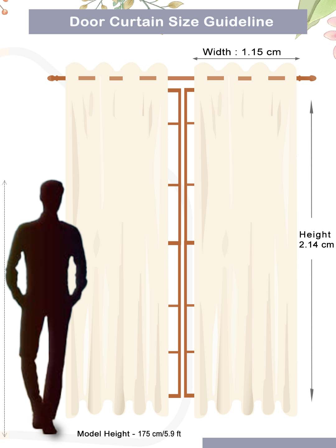 Athom Living Grey Triangle Pattern Door Drapes, Dream Collection Set of 2, ideal for stylish privacy, elegant décor, and enhancing any living space.