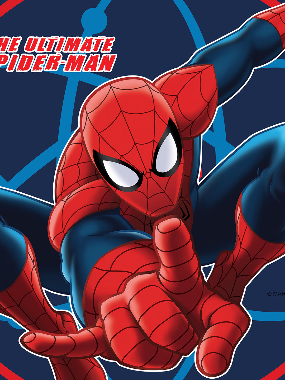 Athom Living Marvel cushion with cover, 40x40 cm, soft fabric and vibrant print, adds comfort and superhero charm to kids’ rooms and living spaces.