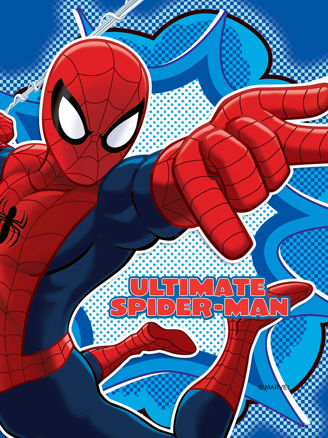 Athom Living presents Marvel Spider-Man Kids Filled Cushion with Cover, ideal for playrooms or bedrooms, with vibrant designs, plush filling, and easy-to-clean cover for children’s comfort.