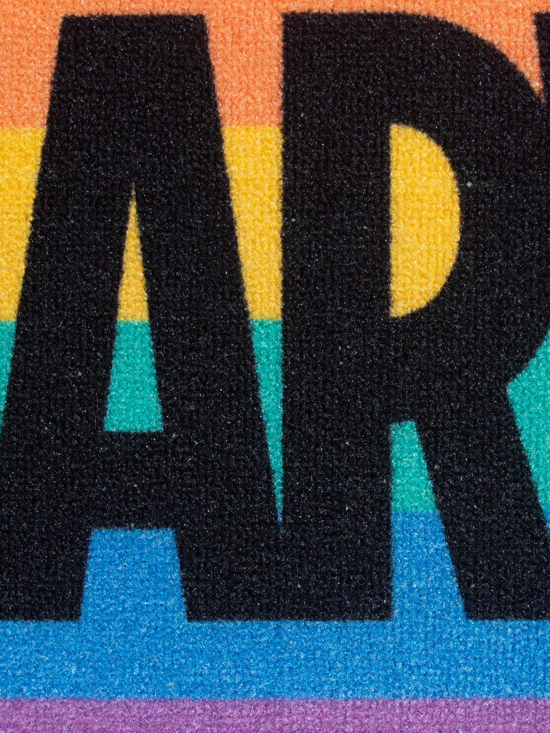 Avengers-themed rainbow printed doormat for kids, latex anti-skid backing, premium nylon, 37x57 cm combo pack of 2.

