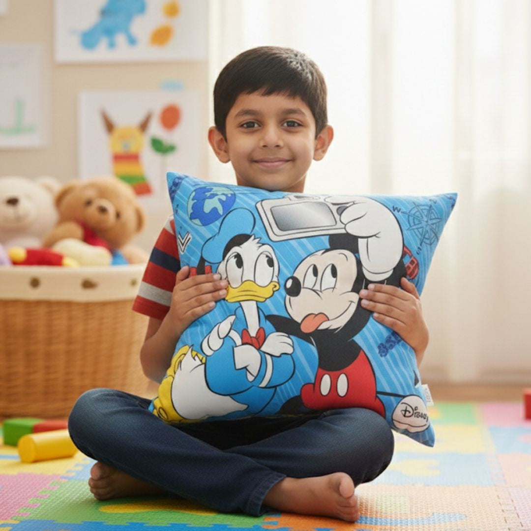 Blue disney cushion 