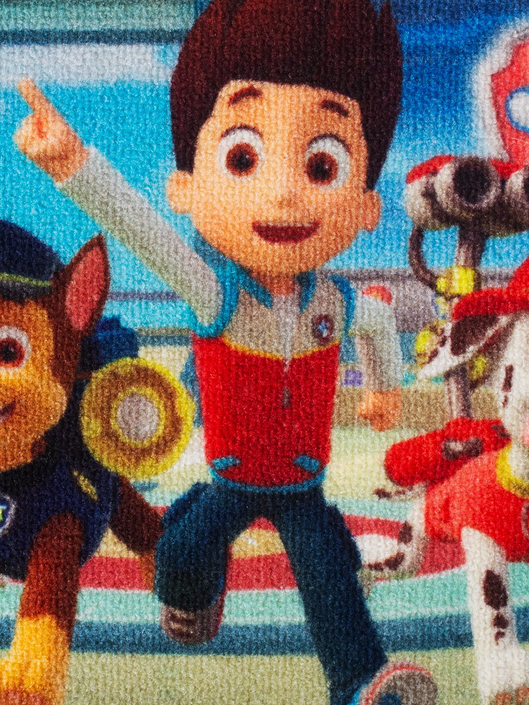 Bright Paw Patrol All Paws On Deck multicolor doormat for kids, premium nylon, latex backing, anti-skid, size 37x57 cm, pack of 2, Athom Living