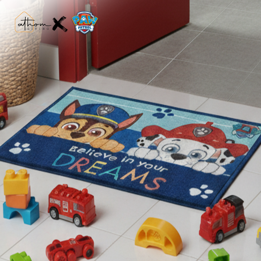 Brighten your child’s room with Anti-Skid Kids Door Mat by Athom Living. This adorable door mat features the inspiring quote “Believe in your dreams” and offers comfort and slip resistance.