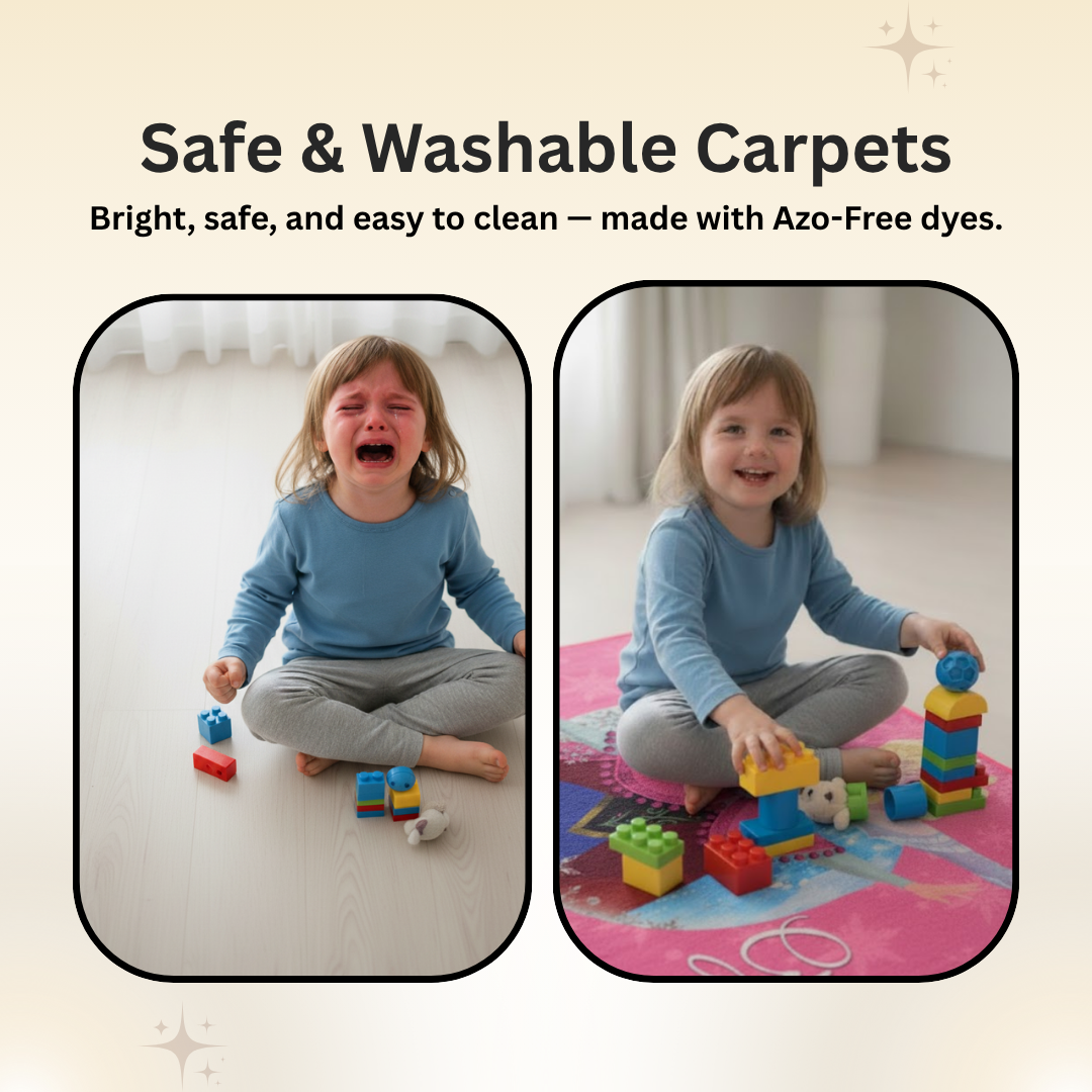 Bring fairytale magic home with this Disney Princess themed runner carpet for kids by Athom Living. The 60x140 cm runner carpet adds elegance, warmth, and joy to your little one’s bedroom or study area.