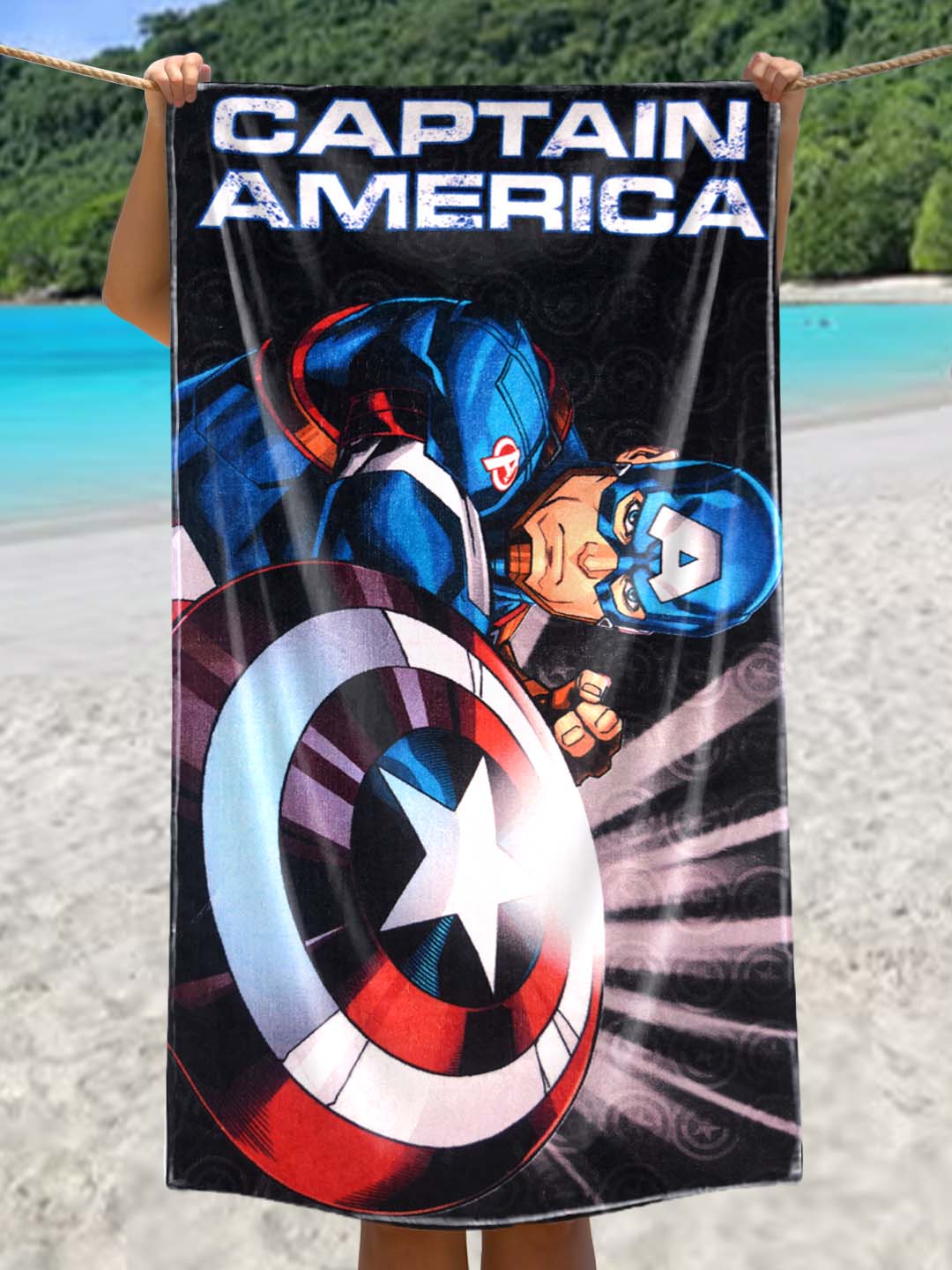 Captain America Bath Towel