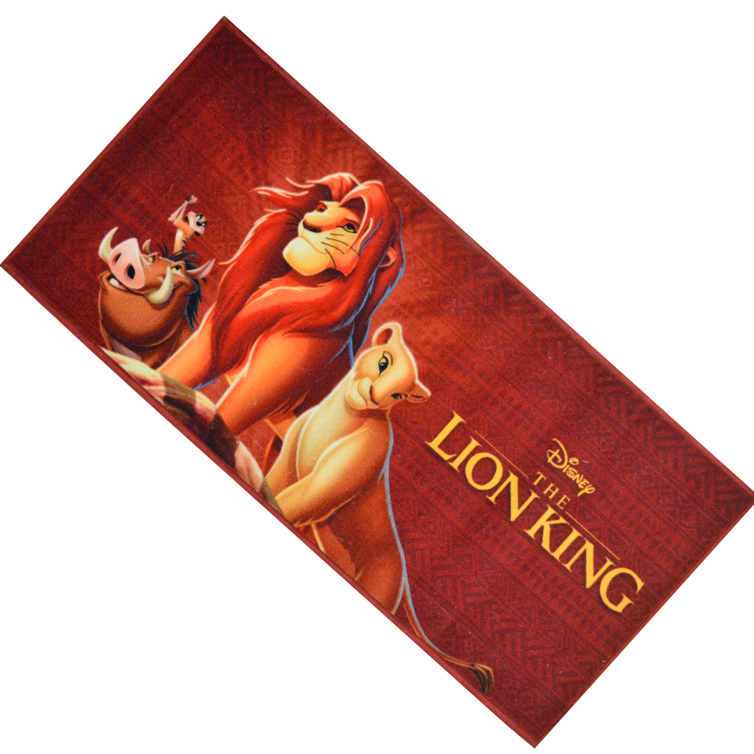Create a jungle adventure in your child’s room with Athom Living Lion King themed runner carpet, featuring soft fabric, vibrant character prints, and anti-slip design for a perfect kids’ runner carpet.