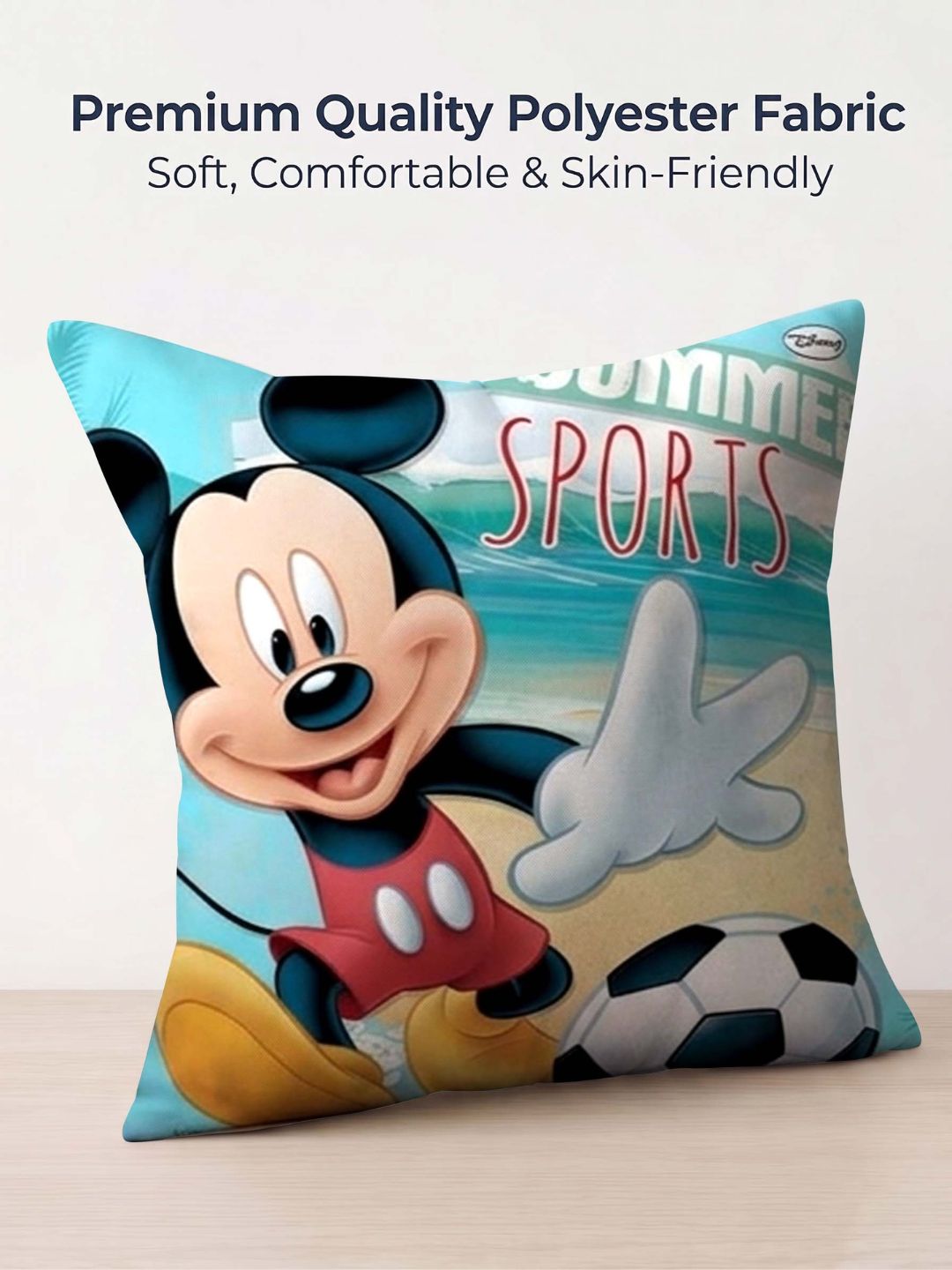 Decorative square cushion for sofas