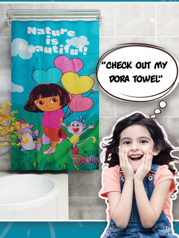 Dora Kids Cotton Bath Towel 350 GSM 60x120 cm