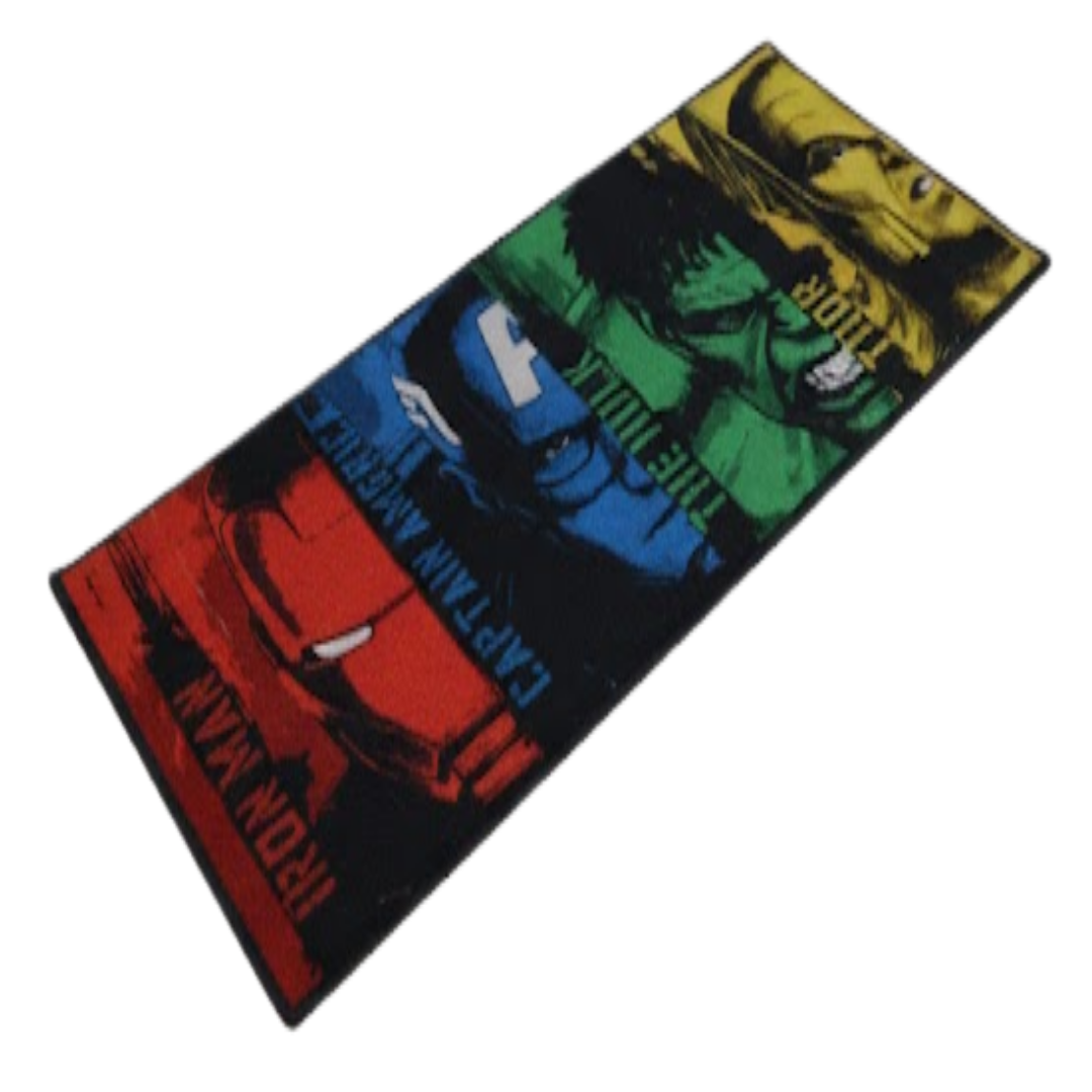 Designed for Marvel fans, this runner carpet by Athom Living adds charm and comfort to kids’ interiors. The 60x140 cm Marvel Themed runner carpet enhances playtime and brightens any room décor.