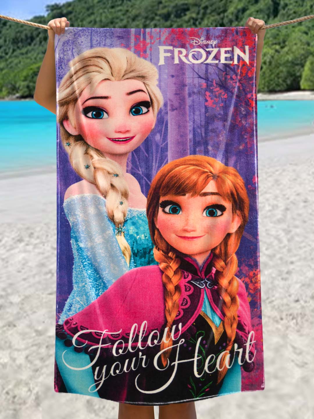 Disney Frozen kids bath towel 