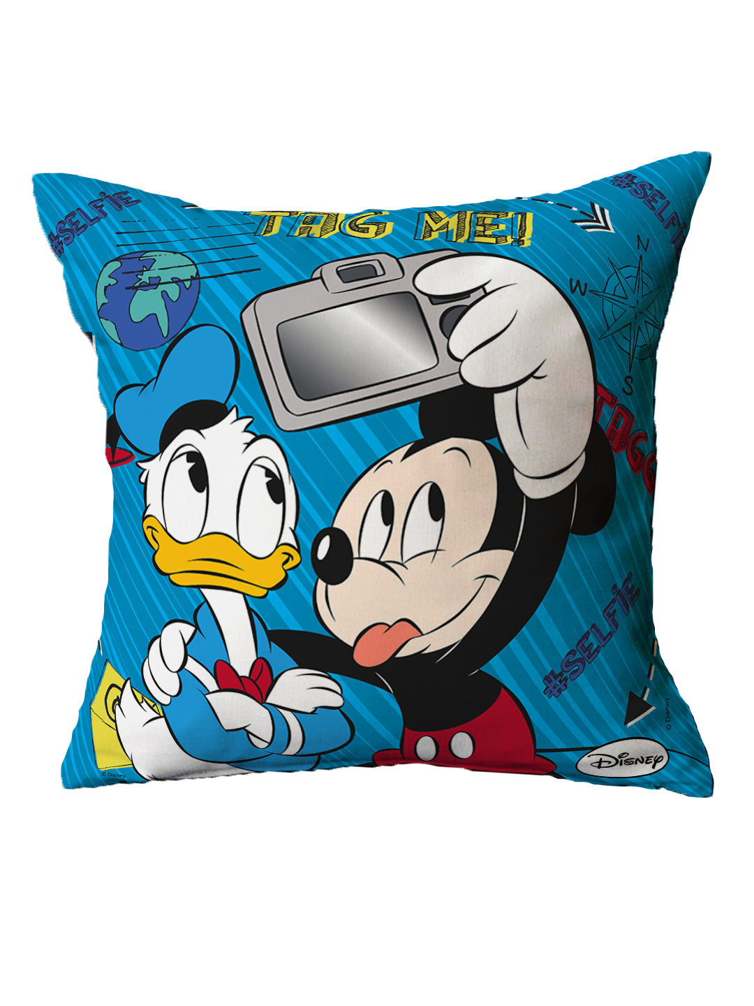 Disney themed 40x40 cm cushion with cover by Athom Living, featuring premium print, perfect for kids’ bedroom décor, sofa styling, and everyday comfort.