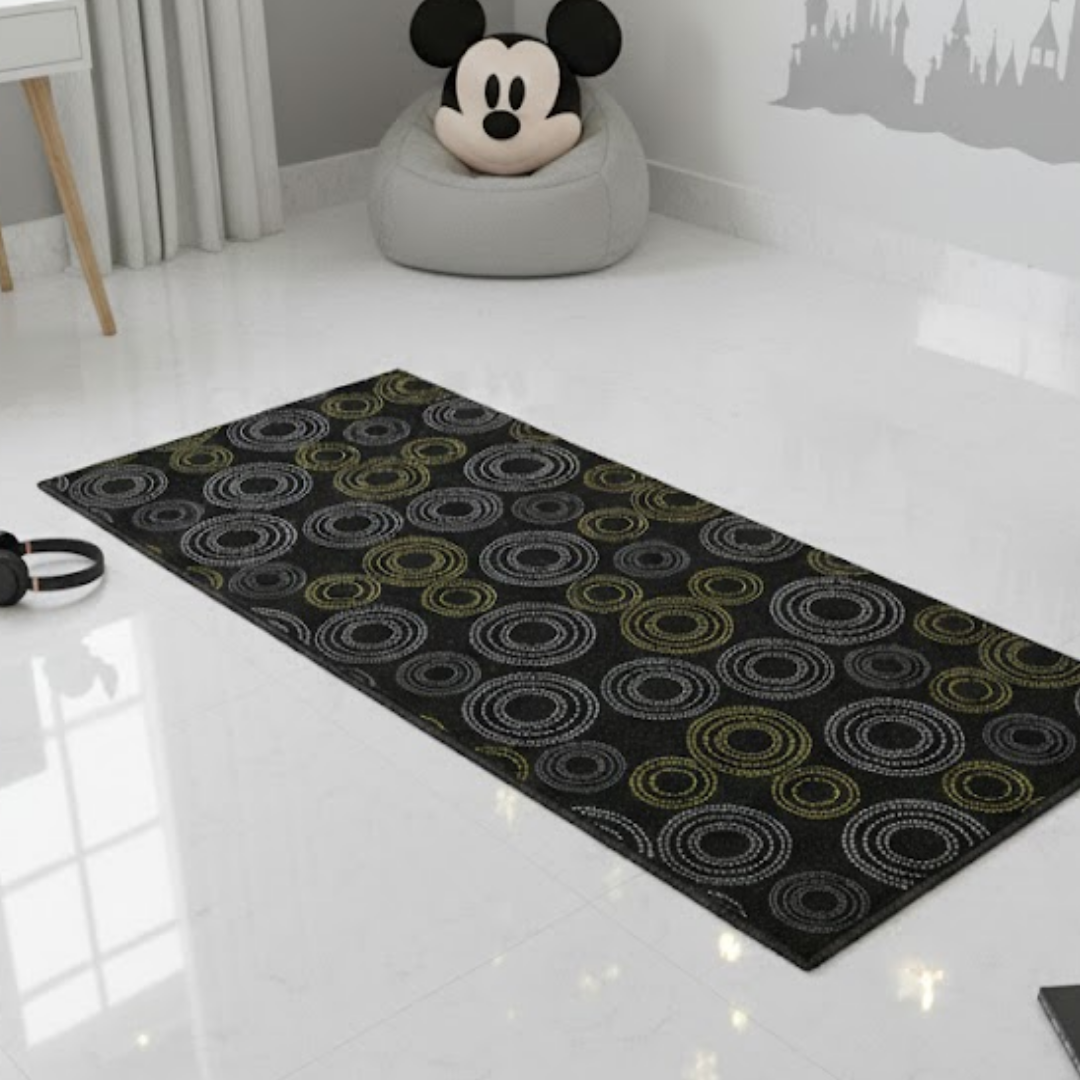 Disney themed runner carpet by Athom Living, featuring beloved characters, soft fabric and anti-skid backing, perfect for adding charm, comfort and stylish decor to kids’ bedrooms and play areas day!