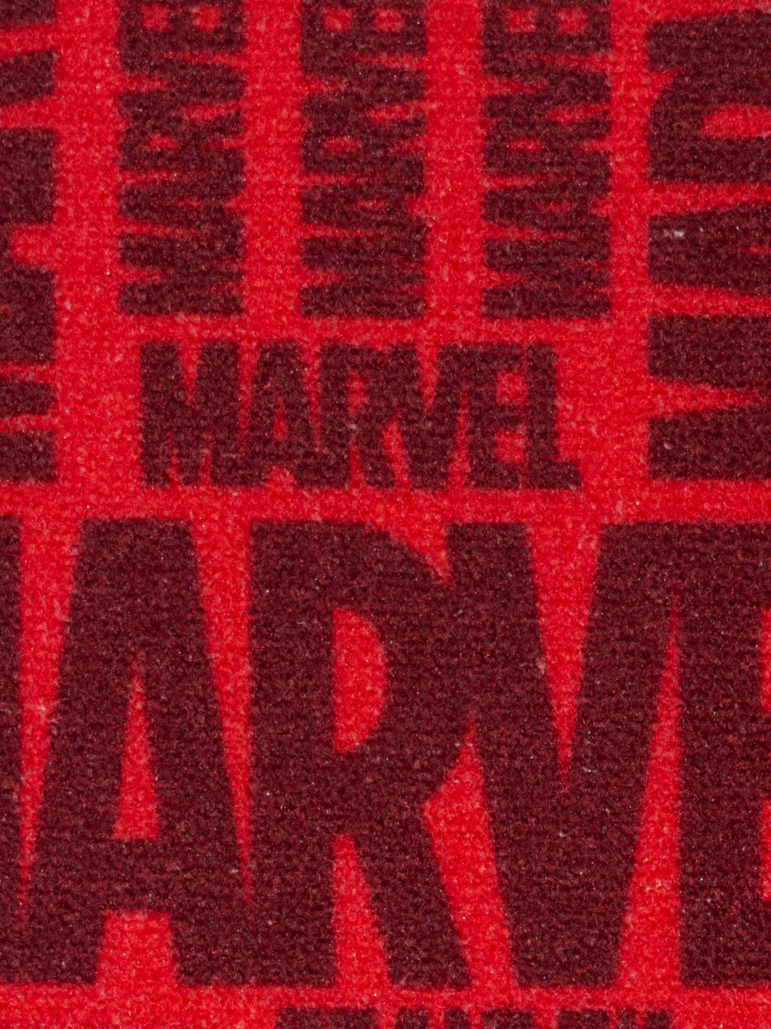 Durable Marvel kids doormat in red and black, premium nylon with anti-slip latex backing, 37x57 cm, pack of 2 – Athom Living.

