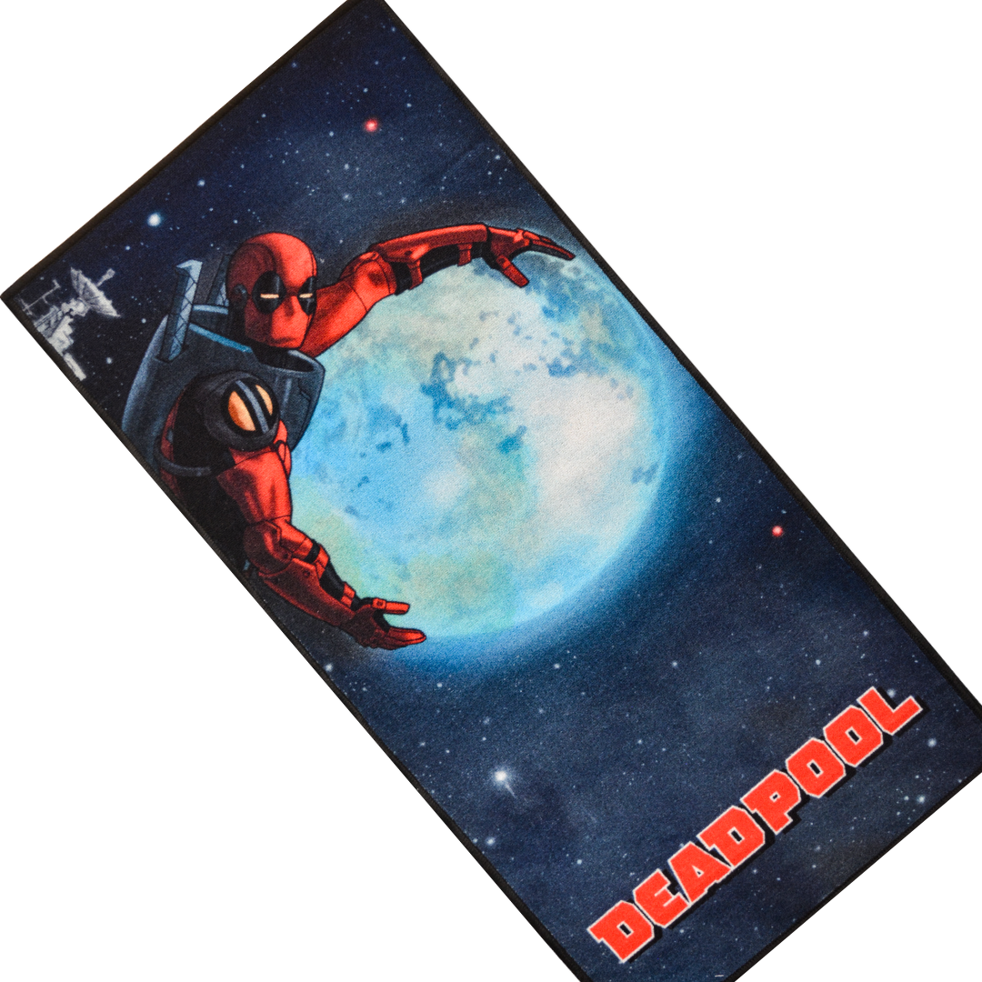 Elevate your décor with the Deadpool themed runner carpet by Athom Living. This durable runner carpet delivers a perfect mix of functionality and superhero flair for hallways and entertainment spaces.