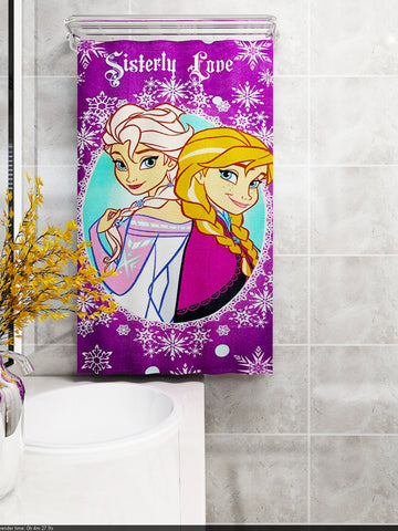 Disney Sisterly Love Frozen Kids Cotton Bath Towel 350 GSM 60x120 cm