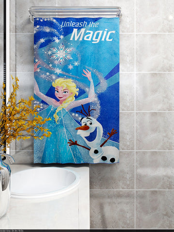 Disney Unleash The Magic Frozen Kids Cotton Bath Towel 350 GSM 60x120 cm