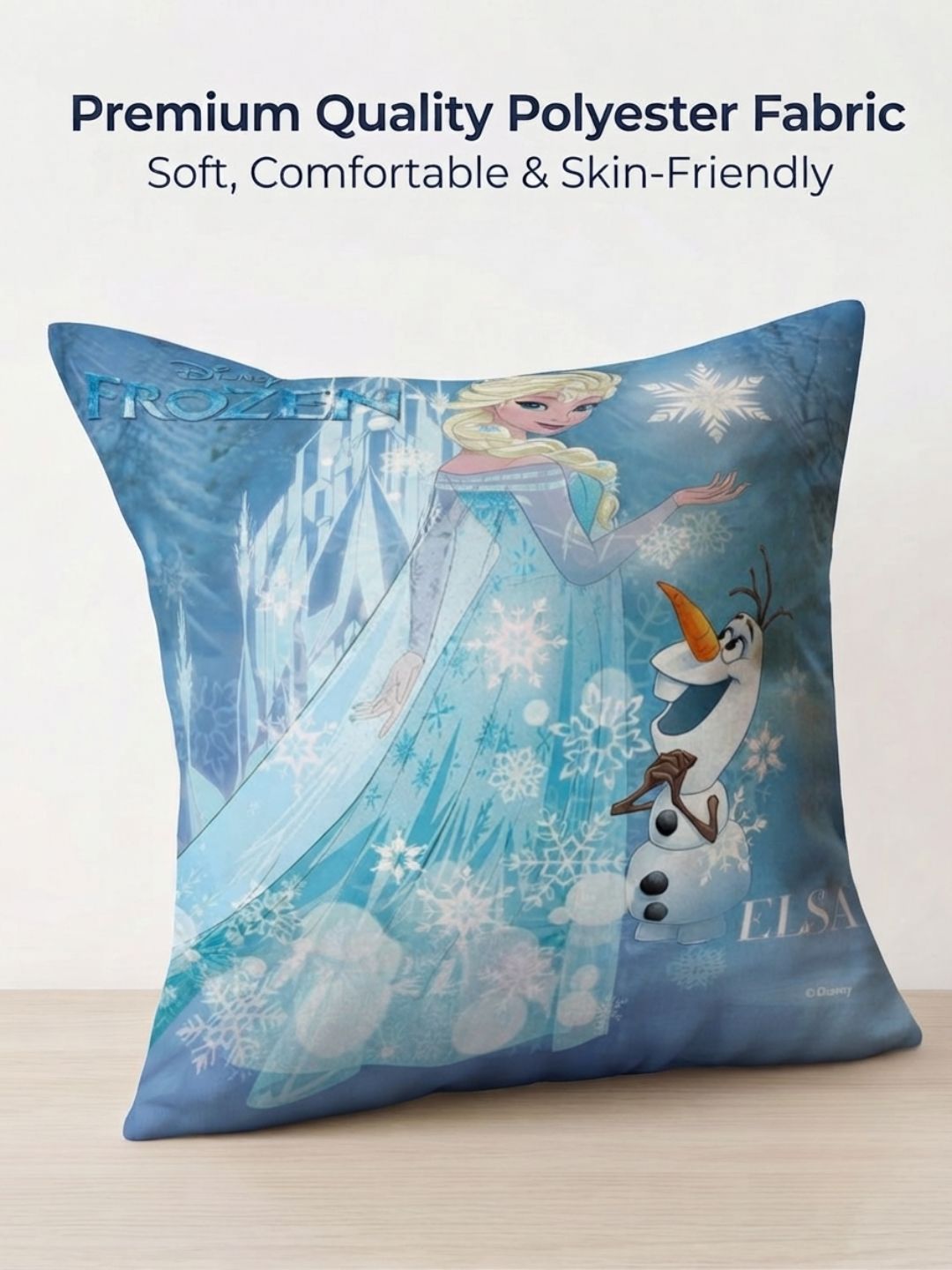 Soft decorative pillow cover for children