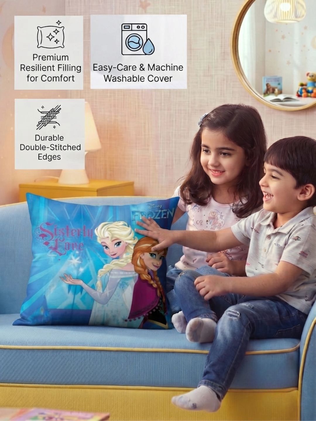Stylish pillow for interiors